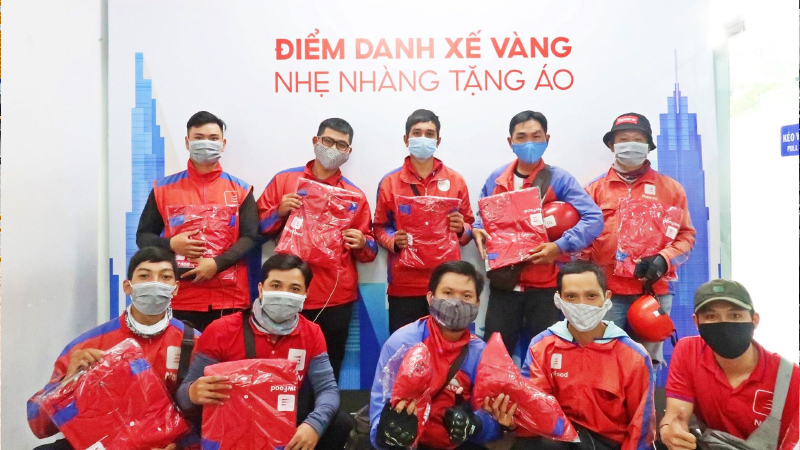 Đồng phục của tài xế Now